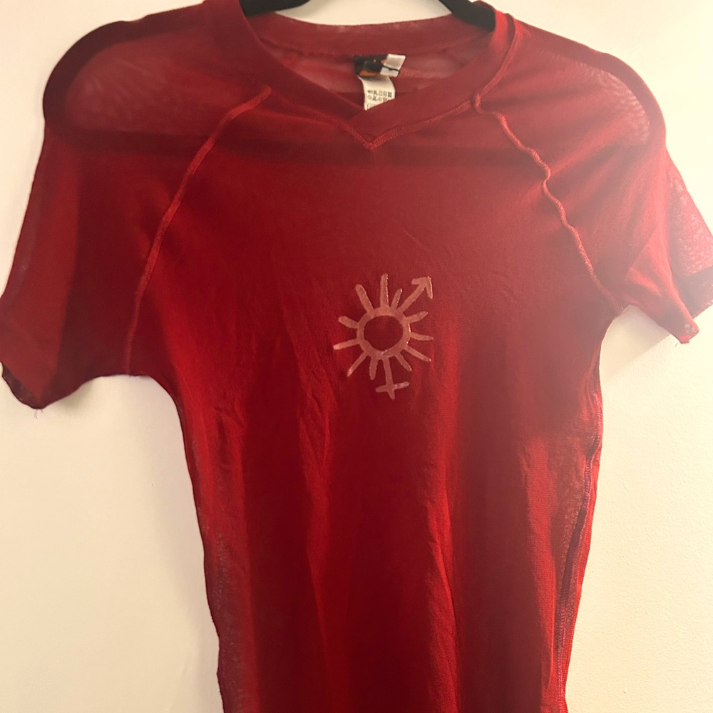 Jean Paul Gaultiet mesh V neck